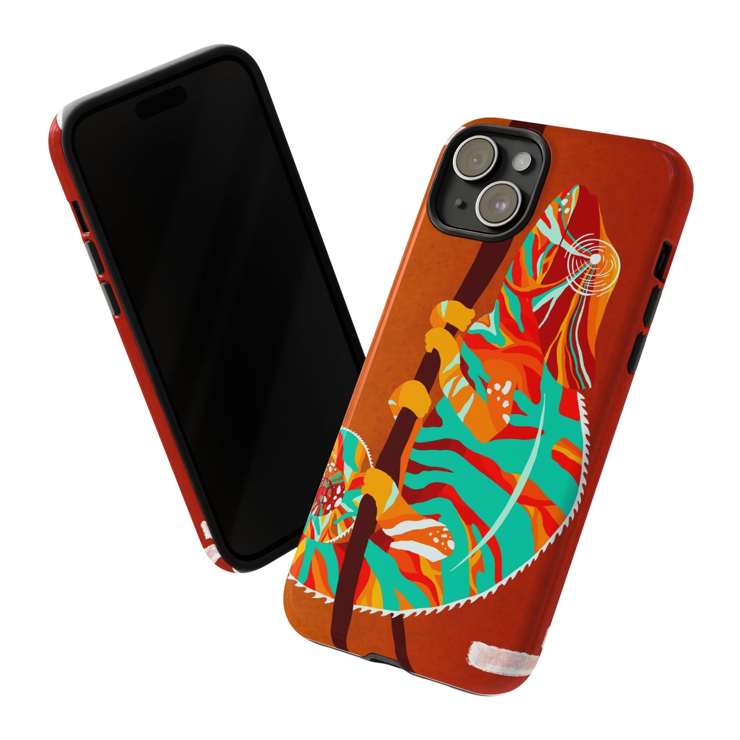 Chameleon Phone Case - Vibrant Artistic Design, Tough Cases for Animal Lovers, Unique Gift, Eco-Friendly Protection