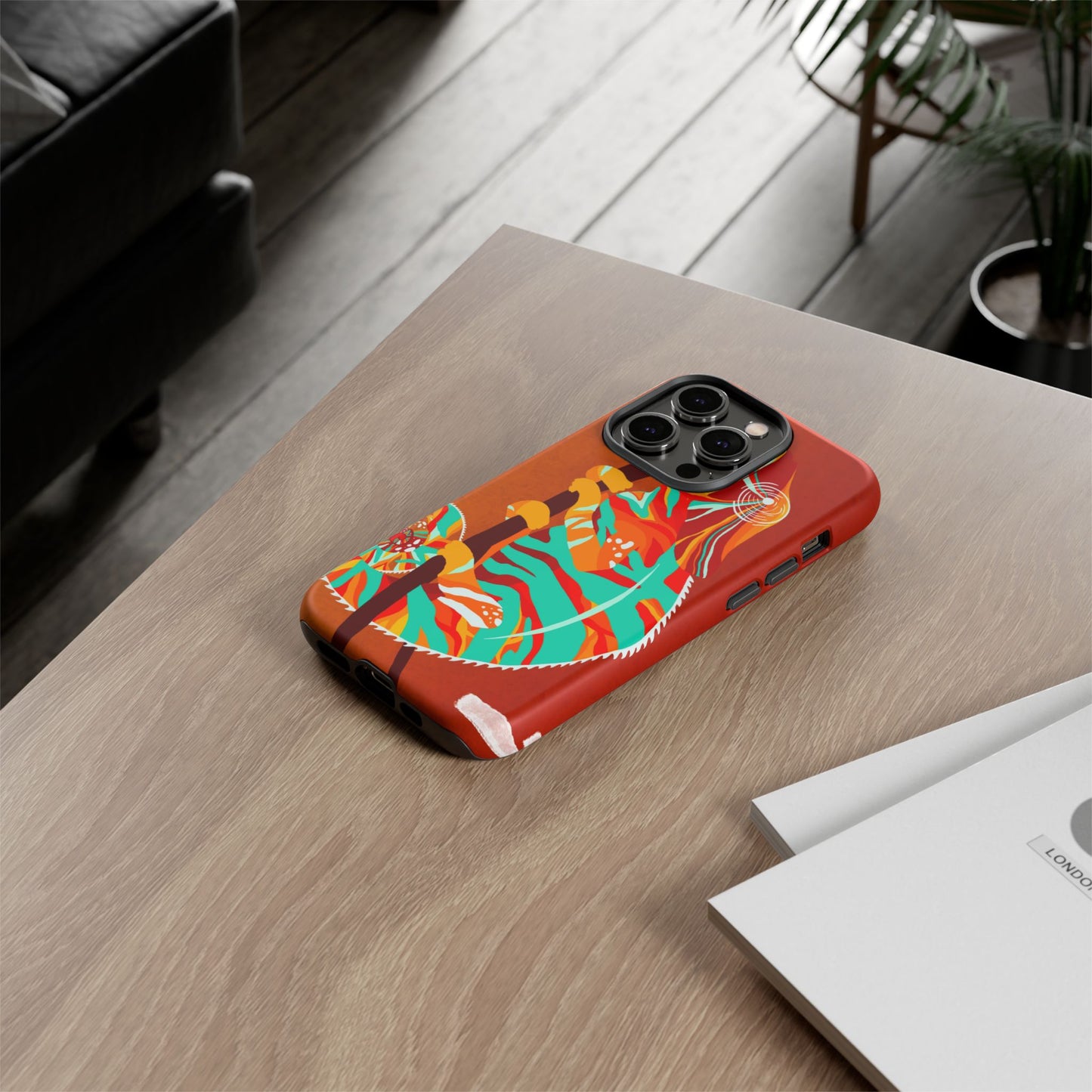 Chameleon Phone Case - Vibrant Artistic Design, Tough Cases for Animal Lovers, Unique Gift, Eco-Friendly Protection