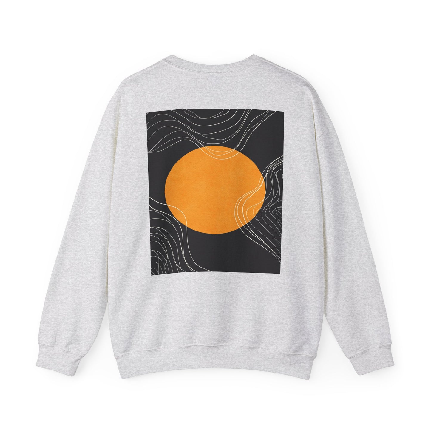 Sunset Wave Unisex Heavy Blend™ Crewneck Sweatshirt | Cozy, Relaxed, Casual Wear, Gift for Her, Gift for Him, Yoga, Meditation