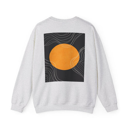 Sunset Wave Unisex Heavy Blend™ Crewneck Sweatshirt | Cozy, Relaxed, Casual Wear, Gift for Her, Gift for Him, Yoga, Meditation