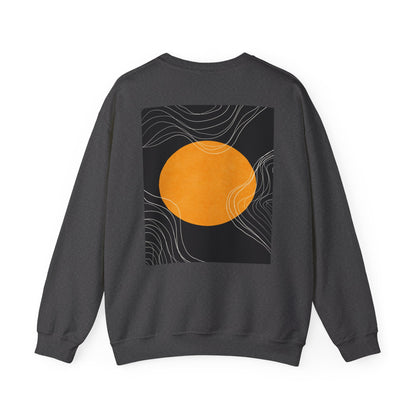 Sunset Wave Unisex Heavy Blend™ Crewneck Sweatshirt | Cozy, Relaxed, Casual Wear, Gift for Her, Gift for Him, Yoga, Meditation