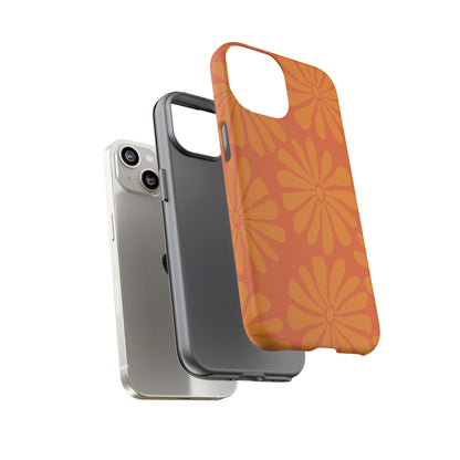 Stylish iPhone Case, Floral Phone Cover, Tough Phone Cases, Green Daisy Design, Unique Gift for Her, Spring Accessories