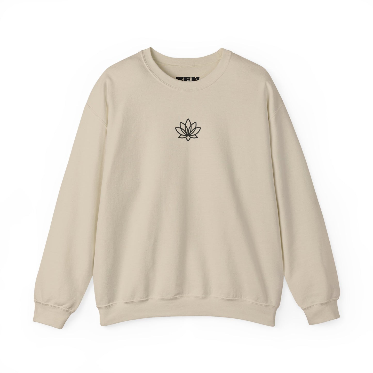 Lotus & Sun Graphic Sweatshirt, Relaxed Fit Crewneck, Perfect Gift for Spring, Cozy Fashion, Unisex Apparel, Gift for Him, Gift for Her, Fall Vibes, Autumn Crewneck