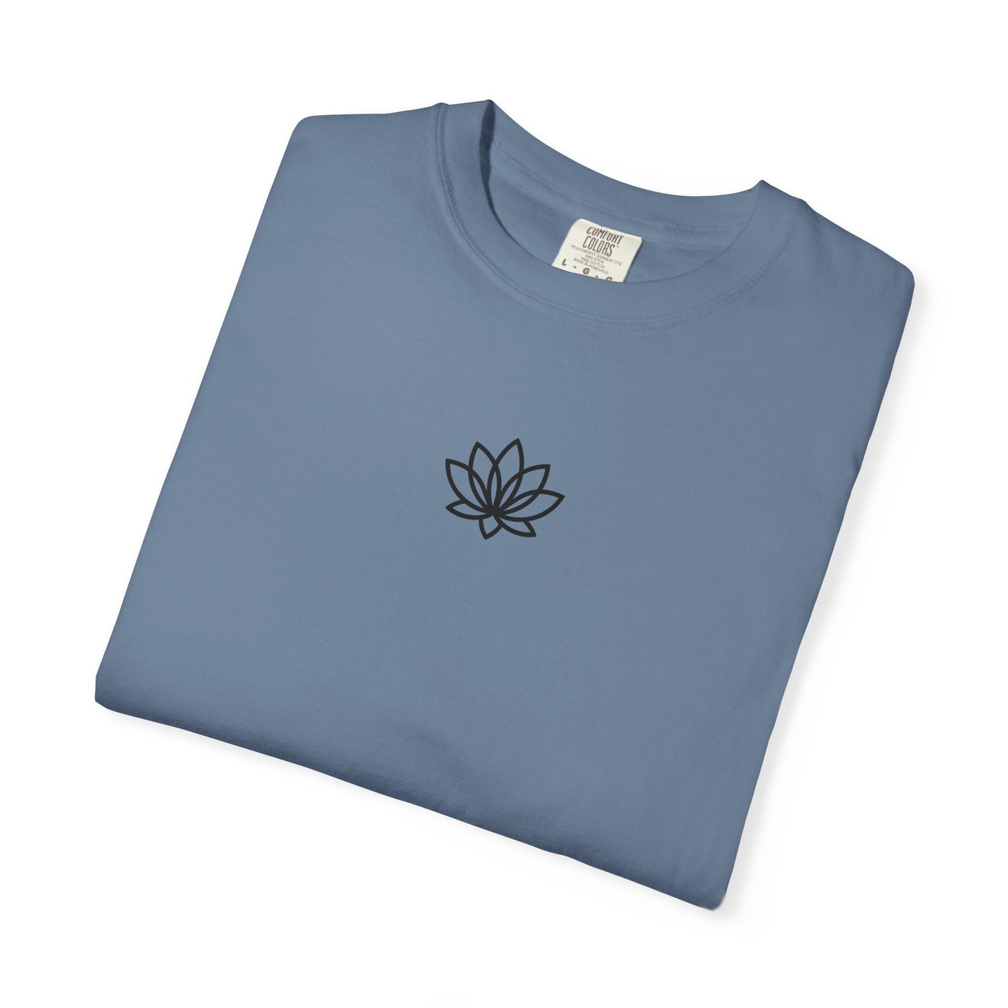 Lotus Bloom Unisex T-shirt, Soft Cotton Tee, Spiritual Gift, Meditation Wear, Casual Daily Outfit, Nature Lover Apparel