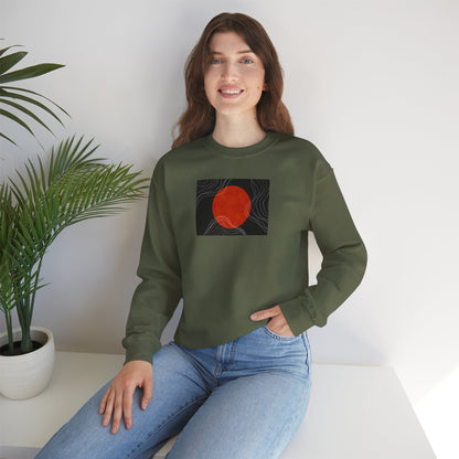 Minimalist Sunset Crewneck Sweatshirt, Cozy Unisex Sweater for Everyday Wear, Gift for Fall, Layering Essential