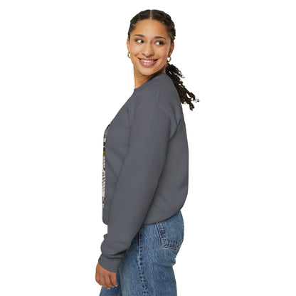 Vibrant Art Sweatshirt for Creatives, Cozy Fall Layering, Gift for Artists, Unique Graphic Pullovers, Casual Everyday Wear, Abstract, Vintage, Collage, Crewneck, Cool Hoodies