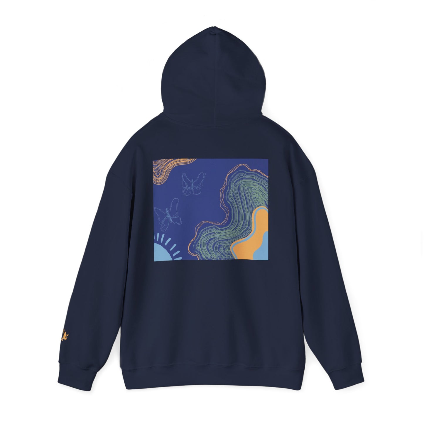 Unisex Heavy Blend™ Hooded Sweatshirt - Cozy Everyday Comfort, Perfect Gift for Nature Lovers and Art Enthusiasts