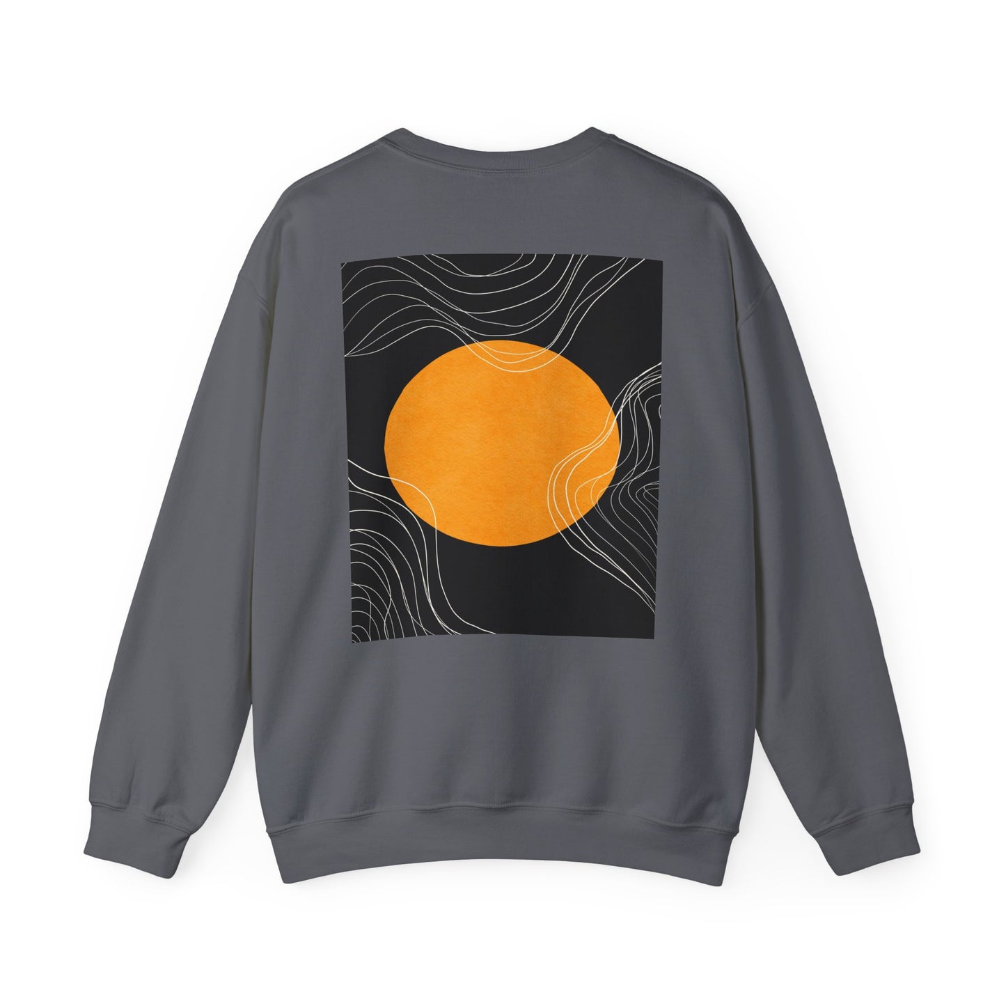 Sunset Wave Unisex Heavy Blend™ Crewneck Sweatshirt | Cozy, Relaxed, Casual Wear, Gift for Her, Gift for Him, Yoga, Meditation