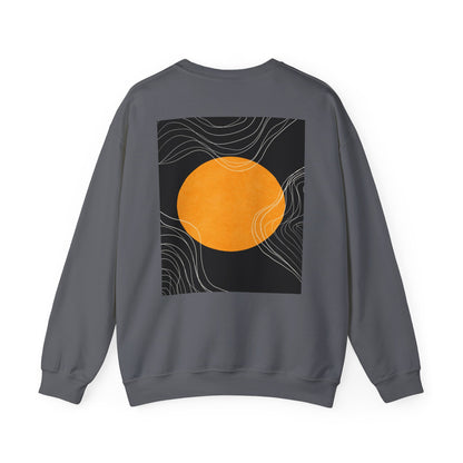 Sunset Wave Unisex Heavy Blend™ Crewneck Sweatshirt | Cozy, Relaxed, Casual Wear, Gift for Her, Gift for Him, Yoga, Meditation