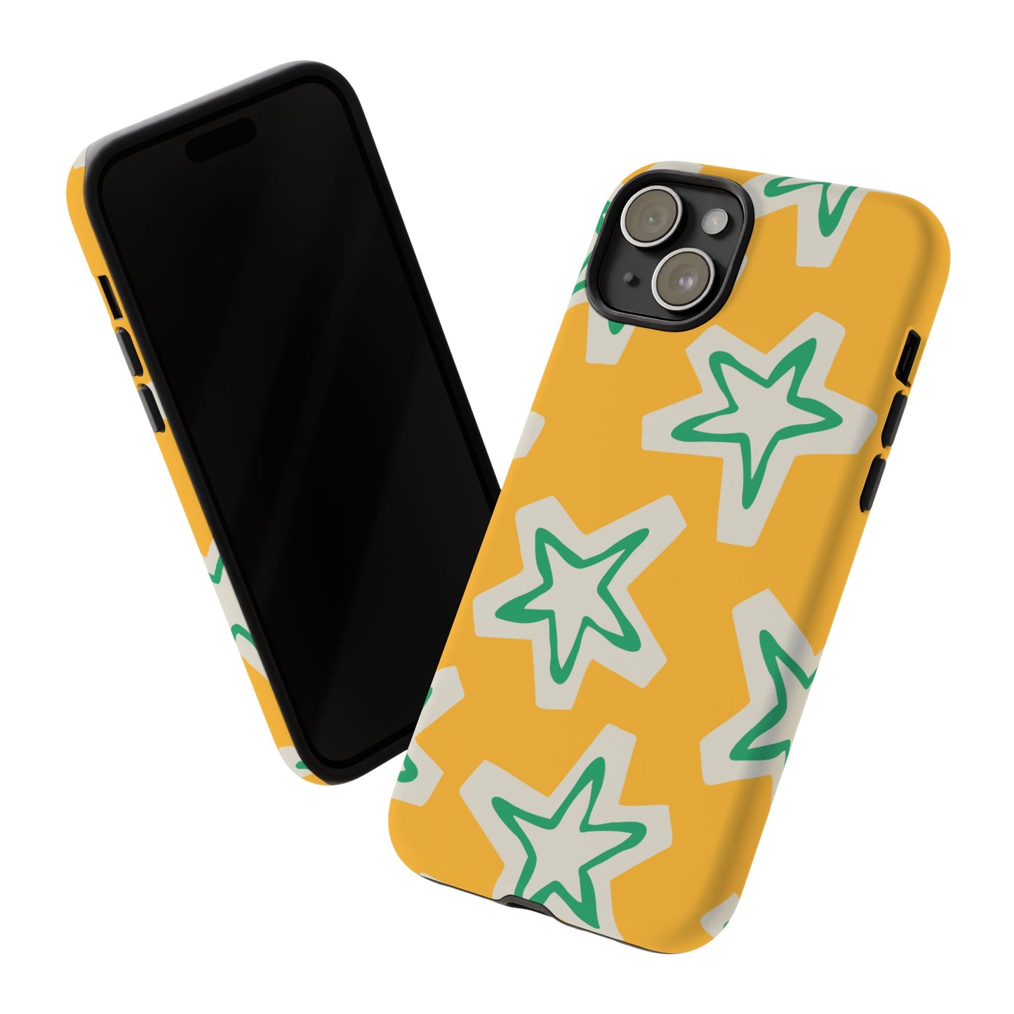 Retro Star Pattern Phone Case | Tough Cases, Colorful Cover for Phones, Phone Accessories, Gift for Her, Trendy Cases