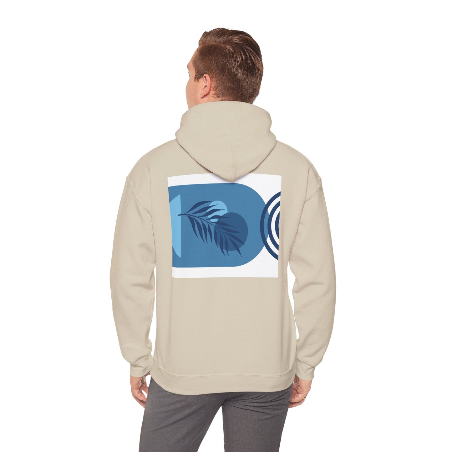 Unisex Heavy Blend™ Hooded Sweatshirt, Boho Modern, Minimalist, Geometric Crewneck, Abstract Hoodie, Gift for Her, Gift for Him