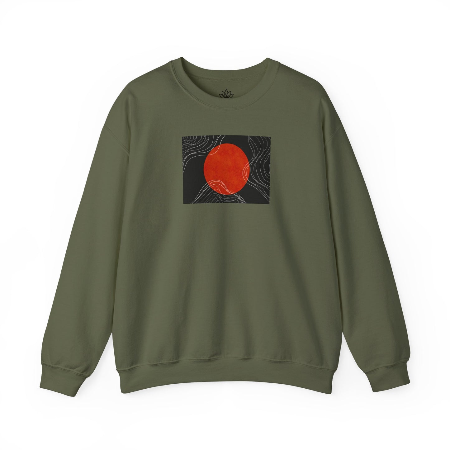 Minimalist Sunset Crewneck Sweatshirt, Cozy Unisex Sweater for Everyday Wear, Gift for Fall, Layering Essential