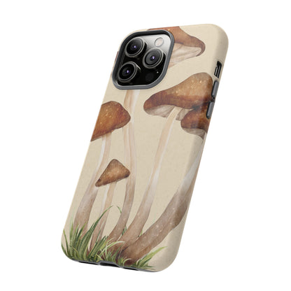 Mushroom Phone Case - Nature Lover, Eco-Friendly Gift, Cute Cell Phone Cover, Aesthetic Tech Accessory, Unique Fall Decor, Artsy Phone Cases, Cute, Gift for Her, Nature-inspired Designs, Durable Cases