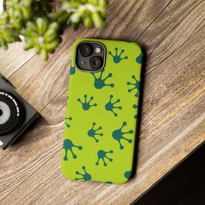 Frog Pattern Phone Case, Fun and Colorful Phone Cover, Durable Phone Protection, Gifts for Nature Lovers, Unique Accessory