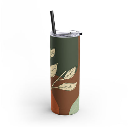 Autumn Leaves Tumbler, Fall Travel Mug, Eco-Friendly Drinkware, Perfect for Gifts, Seasonal Decor, 20oz Skinny Cup