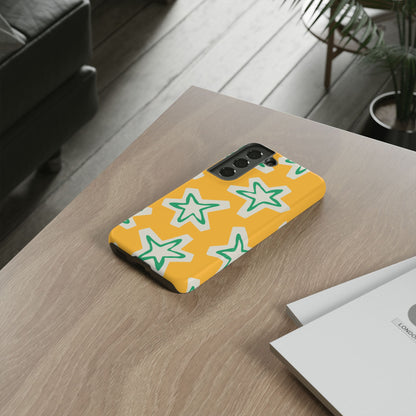 Retro Star Pattern Phone Case | Tough Cases, Colorful Cover for Phones, Phone Accessories, Gift for Her, Trendy Cases
