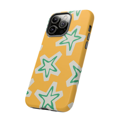 Retro Star Pattern Phone Case | Tough Cases, Colorful Cover for Phones, Phone Accessories, Gift for Her, Trendy Cases