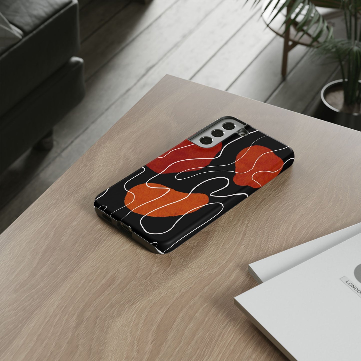 Stylish Phone Case with Abstract Design, Tough Cases for Modern Life, Trendy Phone Accessory, Unique Gift Idea, Holiday Present