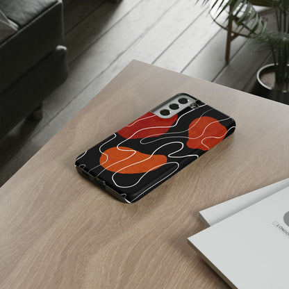 Stylish Phone Case with Abstract Design, Tough Cases for Modern Life, Trendy Phone Accessory, Unique Gift Idea, Holiday Present