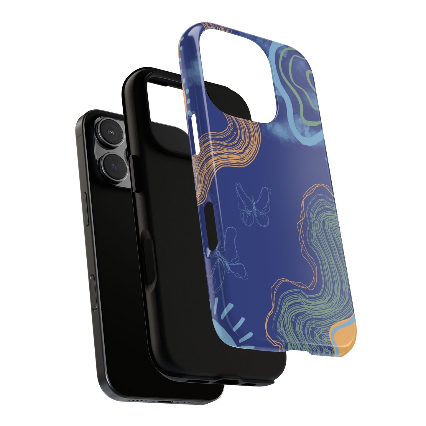 Artistic Phone Case, Abstract Phone Cover, Gift for Her, Modern Design, Boho Phone Case, Unique Phone Accessories