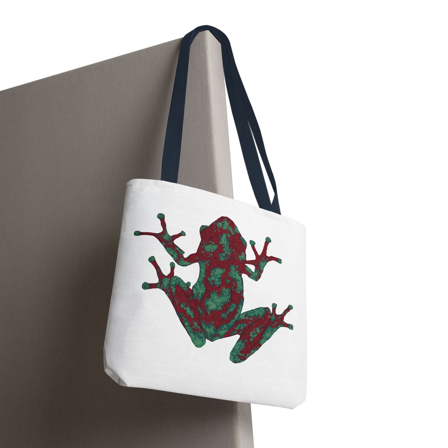 Frog Art Tote Bag, Eco-Friendly Shopping Bag, Nature Lover Gift, Stylish Reusable Tote, Unique Animal Print Purse