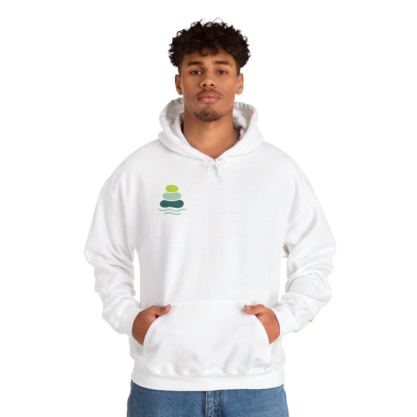 Nature-Inspired Unisex Hooded Sweatshirt, Comfortable Pullover, Casual Clothing, Eco-Friendly Gift, Chill Vibe Hoodie, Relaxing Outfit
