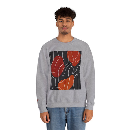 Abstract Modern Crewneck Sweatshirt, Cozy Casual Wear, Gift for Art Lovers, Stylish Layering, Perfect for Fall/Winter, Unique Graphic [...]