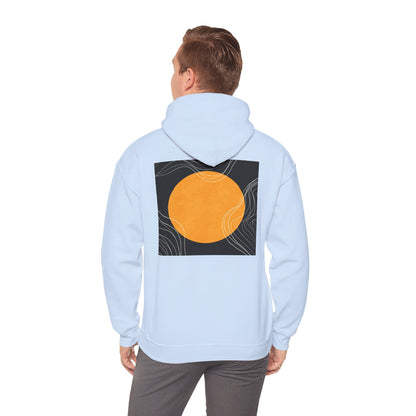 Lotus Sunshine Unisex Hoodie, Cozy Sweatshirt for Relaxation, Nature Lovers Gift, Everyday Comfort, Inspirational Outfit, Gift for Him, Gift for Her, Abstract Crewneck