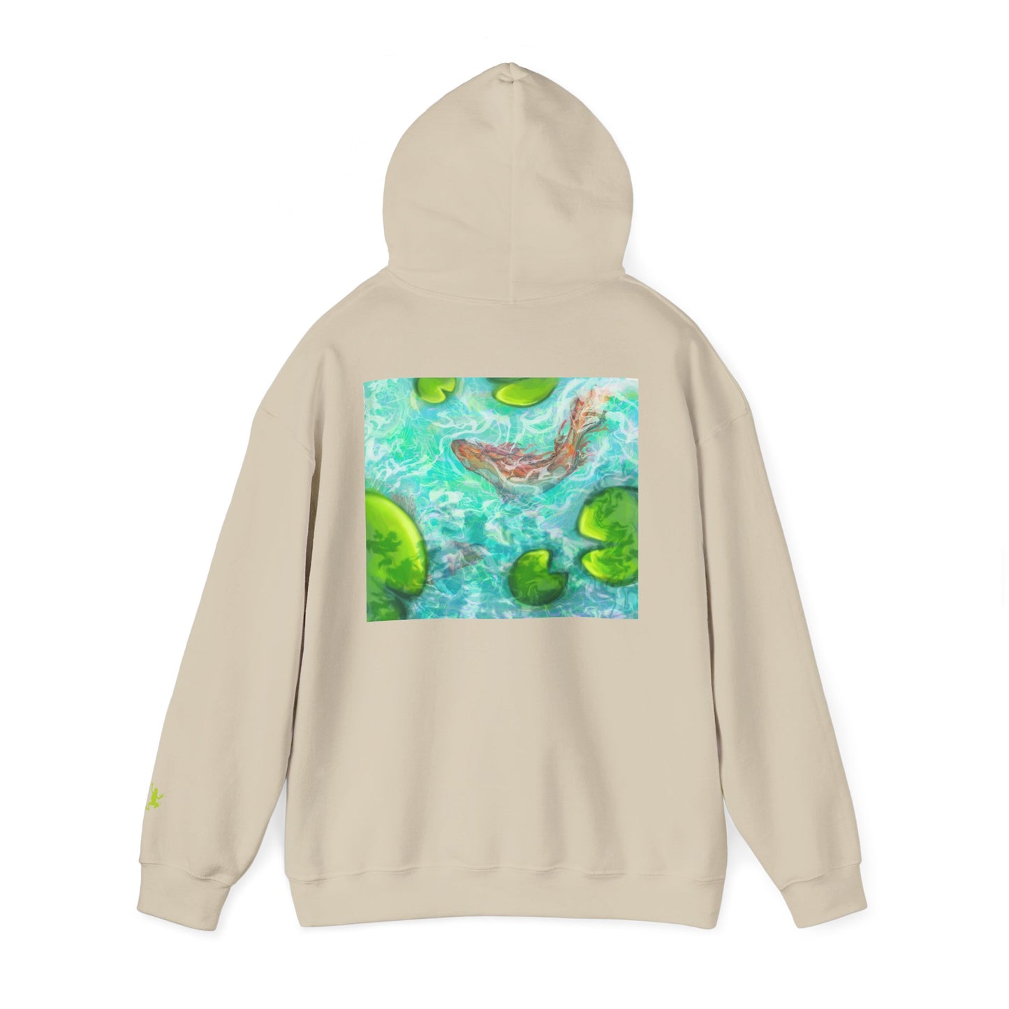 Nature-Inspired Unisex Hooded Sweatshirt, Comfortable Pullover, Casual Clothing, Eco-Friendly Gift, Chill Vibe Hoodie, Relaxing Outfit