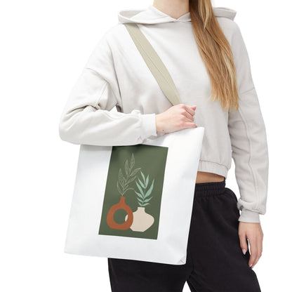 Stylish AOP Tote Bag, Eco-Friendly Shopping Bag, Reusable Carryall, Art Print Handbag, Gift for Her
