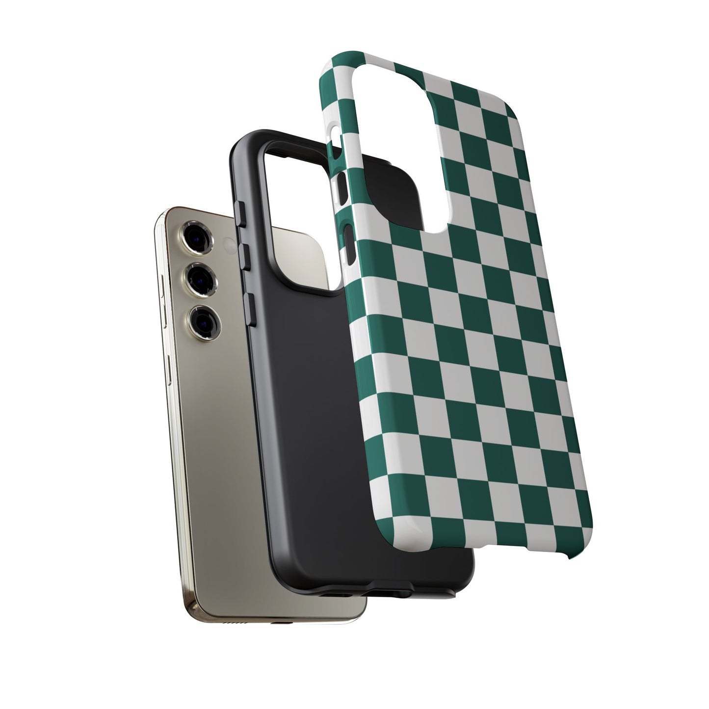 Stylish Checkered Phone Case, Protective Cover, Unique Gift, Trendy Accessory, Customizable Design, Ideal for All Ages