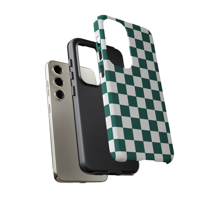 Stylish Checkered Phone Case, Protective Cover, Unique Gift, Trendy Accessory, Customizable Design, Ideal for All Ages