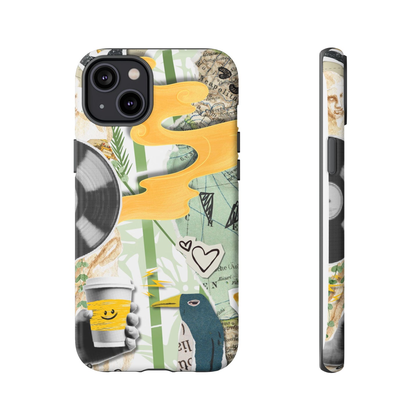 Artistic Phone Case, Unique Cell Phone Cover, Trendy Gifts for Music Lovers, Eco-Friendly Phone Accessory, Stylish Tech Gifts, Cool Cases, Unique Phone Cases