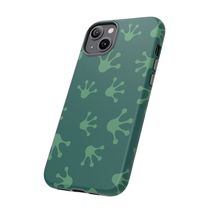 Frog Print Phone Case, Nature Lover Gift, Eco-Friendly Cover, Fun Green Design, Unique Frog Accessories
