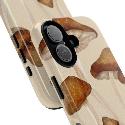 Mushroom Phone Case - Nature Lover, Eco-Friendly Gift, Cute Cell Phone Cover, Aesthetic Tech Accessory, Unique Fall Decor, Artsy Phone Cases, Cute, Gift for Her, Nature-inspired Designs, Durable Cases