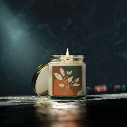 Aromatherapy Candle Jar, Eco-Friendly Home Decor, Relaxing Gift, Spa Vibes, Organic Coconut Apricot Wax