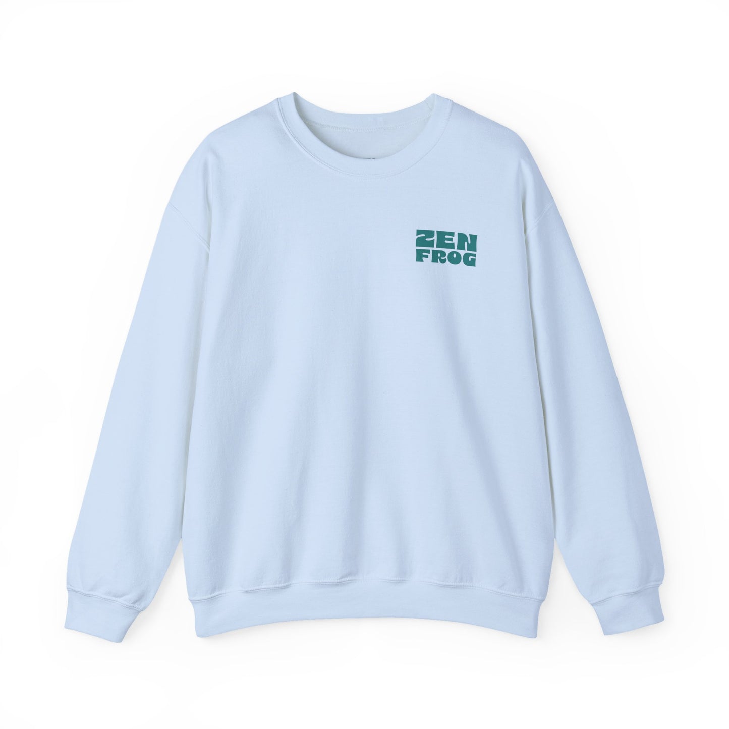Zen Frog Crewneck Sweatshirt - Relaxed Vibe, Unisex Sweatshirt, Perfect for Cozy Days, Gift for Meditation Lovers, Casual Fashion