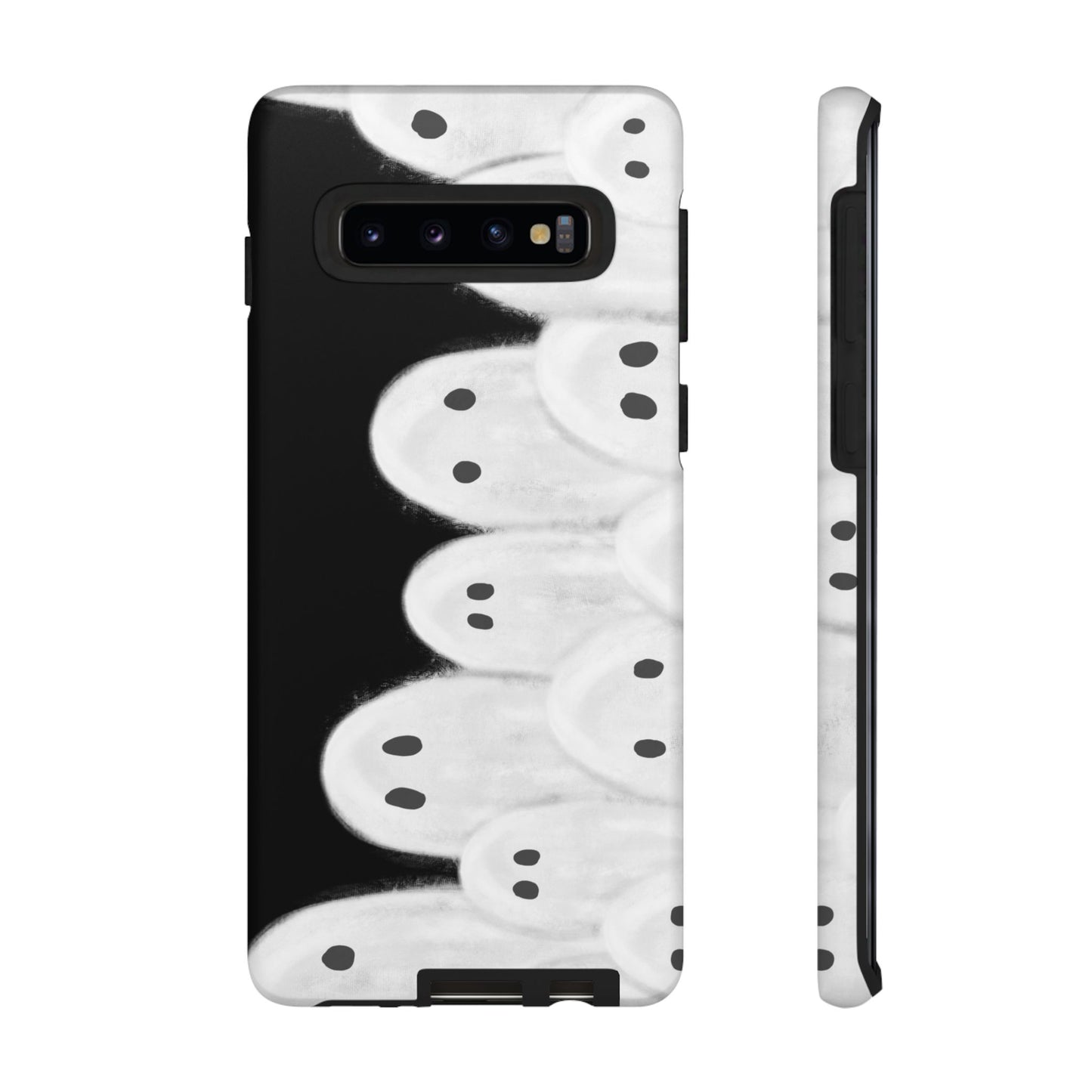 Painted Ghosts Phone Case | Ghostly Tough Phone Case for Spooky Style, Halloween Gift, Phone Cover, Ghost Theme, Unique Accessory, Spooky Season, Viral Painted Ghosts Inspired Design