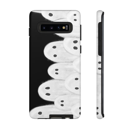 Painted Ghosts Phone Case | Ghostly Tough Phone Case for Spooky Style, Halloween Gift, Phone Cover, Ghost Theme, Unique Accessory, Spooky Season, Viral Painted Ghosts Inspired Design