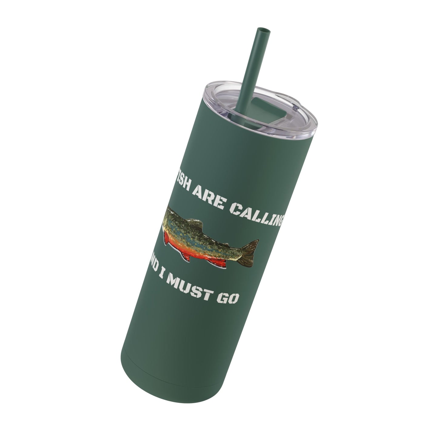 Fishing Lover's 20oz Tumbler - Perfect for Outdoors, Travel, Gifts, Father's Day, Camping, and More!