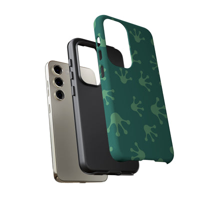 Frog Print Phone Case, Nature Lover Gift, Eco-Friendly Cover, Fun Green Design, Unique Frog Accessories