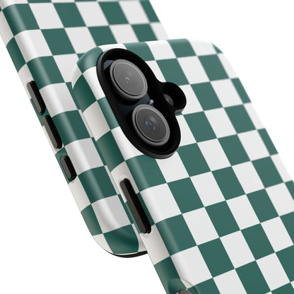 Stylish Checkered Phone Case, Protective Cover, Unique Gift, Trendy Accessory, Customizable Design, Ideal for All Ages