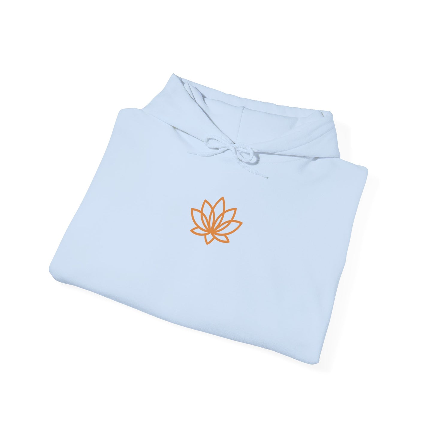 Serene Adventure Hoodie with Lotus Design, Eco-Friendly Sweatshirt for Outdoors, Yoga, Surfing, Beach Days, Mindfulness, Gift for Her, Gift for Him, Kayak Sweatshirt, Outdoor Designs