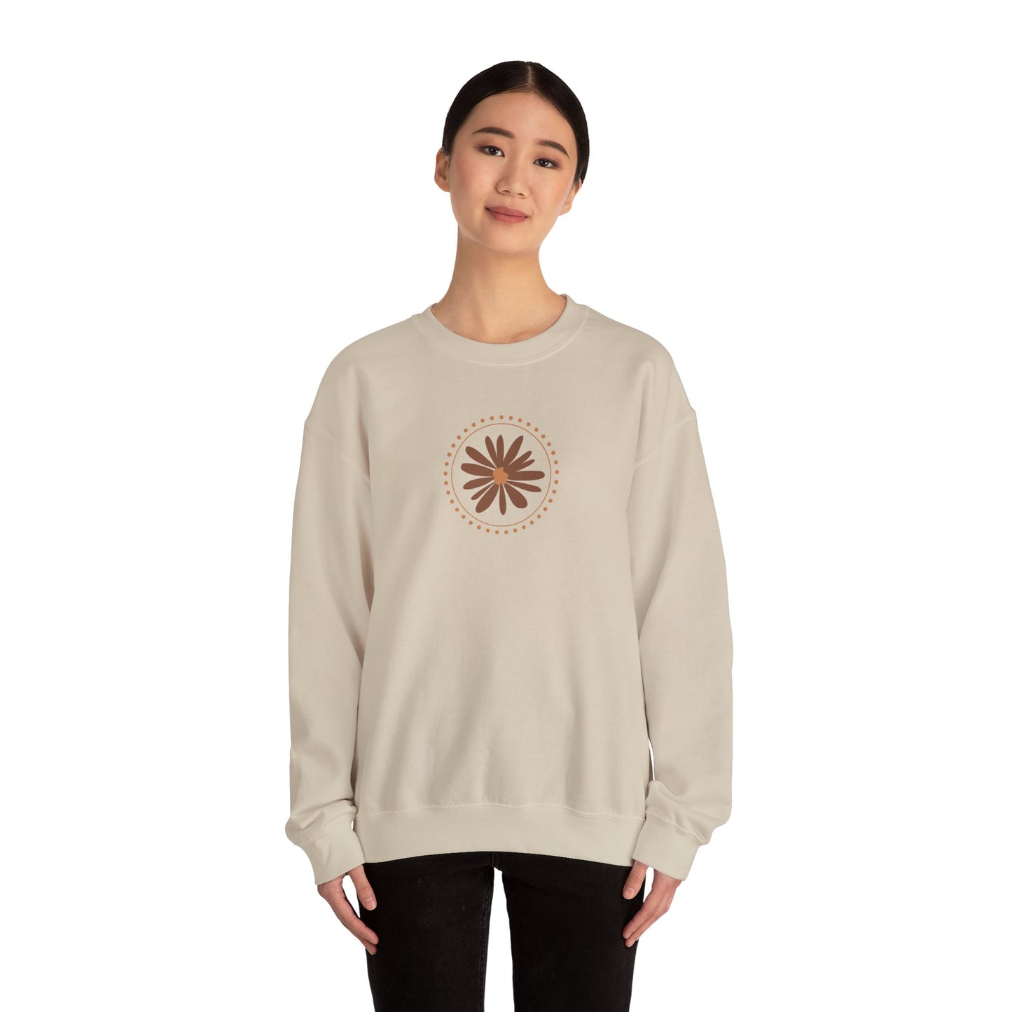 Floral Crewneck Sweatshirt, Cozy, Unisex, Gifts for Her, Casual Wear, Trendy Sweatshirt, Perfect for Fall