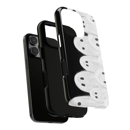 Painted Ghosts Phone Case | Ghostly Tough Phone Case for Spooky Style, Halloween Gift, Phone Cover, Ghost Theme, Unique Accessory, Spooky Season, Viral Painted Ghosts Inspired Design