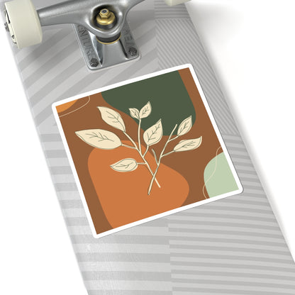 Nature-Inspired Kiss-Cut Stickers for Aesthetic Decor, Perfect for Journals, Laptops, Water Bottles, Gifts, and Plant Lovers