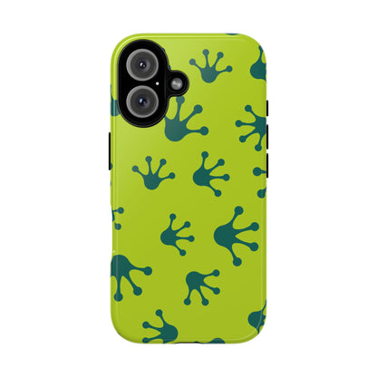 Frog Pattern Phone Case, Fun and Colorful Phone Cover, Durable Phone Protection, Gifts for Nature Lovers, Unique Accessory