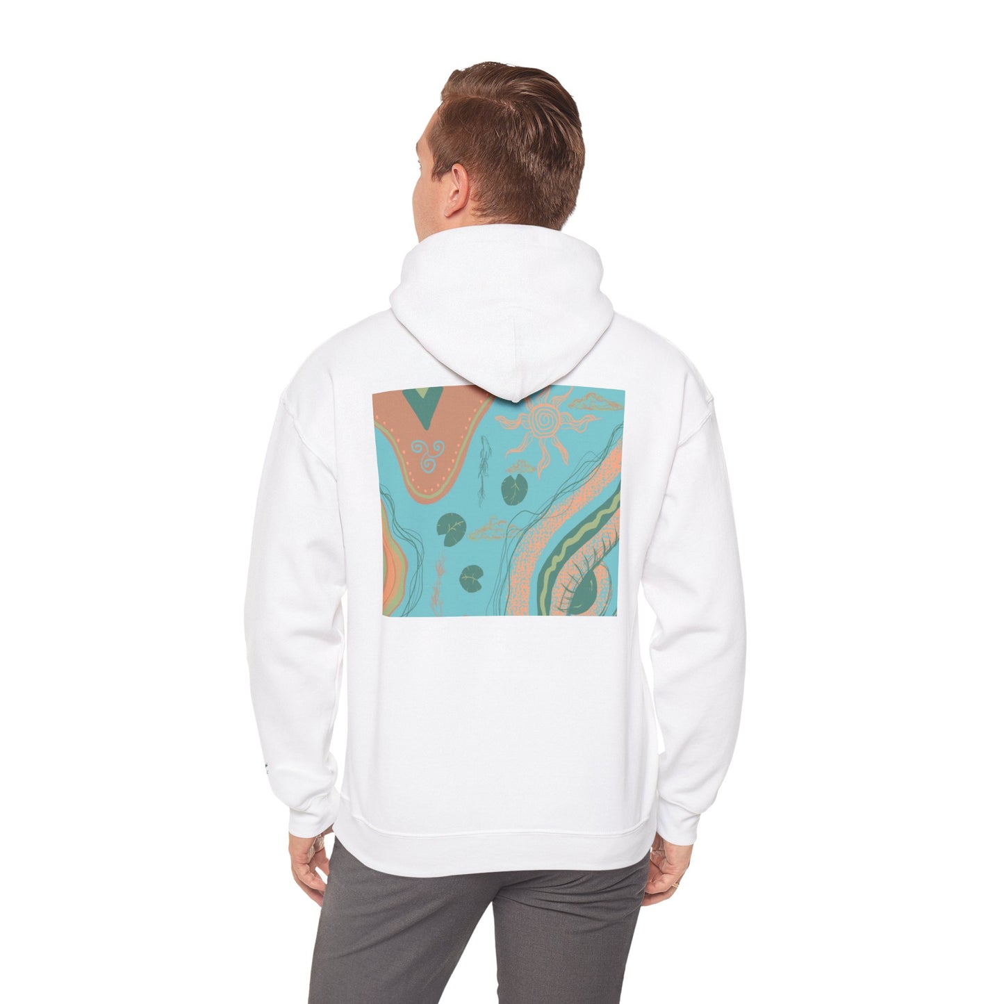 Chic Abstract Art Hoodie for Comfort & Style, Unisex Pullover, Cozy Sweatshirt, Trendy Gift for Art Lovers, Casual Outfit Must-Have