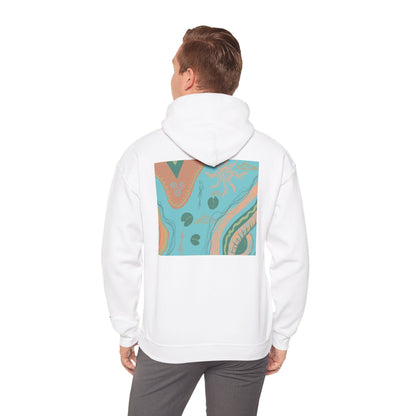 Chic Abstract Art Hoodie for Comfort & Style, Unisex Pullover, Cozy Sweatshirt, Trendy Gift for Art Lovers, Casual Outfit Must-Have