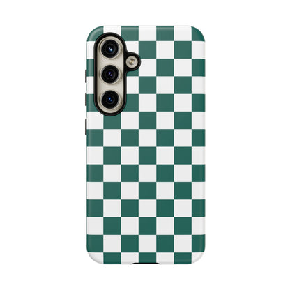 Stylish Checkered Phone Case, Protective Cover, Unique Gift, Trendy Accessory, Customizable Design, Ideal for All Ages